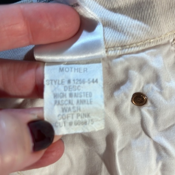 Mother Superior High Waisted Rascal Ankle The Devil Drinks Coffee Wash 28 - Picture 11 of 13